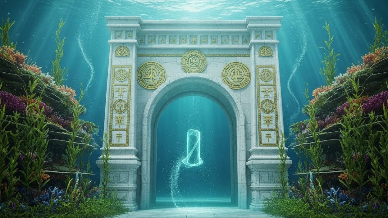 Atlantis Gateway | 2 Minute Deep Ocean Ambience for Calm