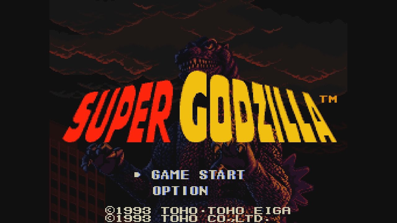 Godzilla Intro 20 Mins Of...Super Godzilla Intro (US/SNES) - YouTube