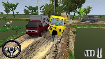 Offroad Map Mod in Bussid | APE AUTO Fridge Washing Machine Transport Truck |Bus Simulator Indonesia