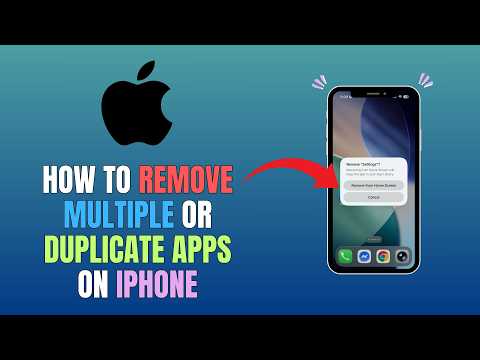 HOW TO REMOVE MULTIPLE OR DUPLICATE APPS ON IPHONE (2026)