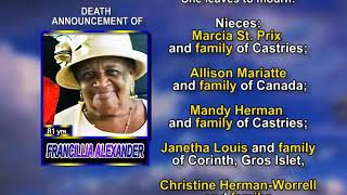 Francillia Alexander long