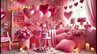 💖 Dreamy Girly Valentine’s Day Lo-Fi Ambiance | Soft & Cute Vibes 🎀✨ screenshot 1