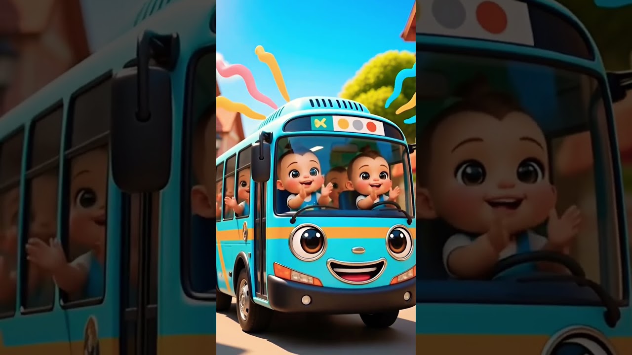 The Horn on the Bus Goes Beep Beep | Kids Nursery Rhyme