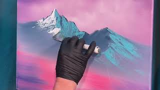 #HowToPaint #Mountains in 10 mins by #PaintWithJosh