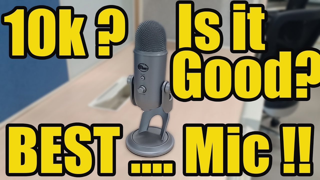 Best Mic for recording Vocals Multipurpose Blue Yeti Designed in US