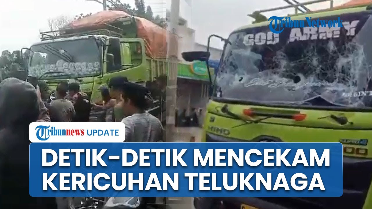 Detik-detik Rombongan Truk Tanah Dikeroyok hingga Dibakar usai Tabrak Bocah di Teluknaga Tangerang