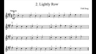 Lightly Row Backing Track (Suzuki Violin School Book 1)