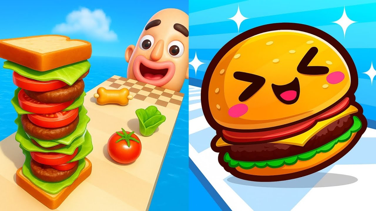 🥪🍔🔥 Sandwich Runner x Food Run – Collect Ingredients and Eat Everything ...