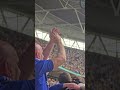 GOOSEBUMPS! Chelsea Fans Wave Flags &amp; Sing Their Hearts Out At Wembley #football