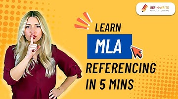 MLA Referencing Style Made Easy!