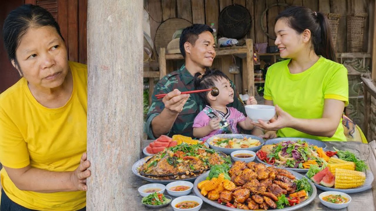 How to Cook Grilled Meat and Grilled Chicken for the Family - Ly Tieu Ha