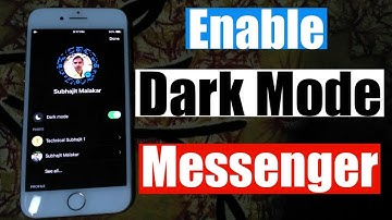 How To Enable Dark Mode On Facebook Messenger iPhone 2020 | Activate Dark Mode In Messenger ios