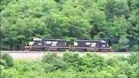 Norfolk Southern Helpers on Horseshoe Curve