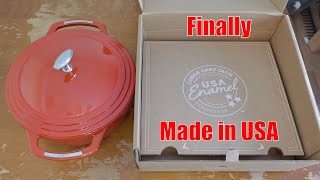 Lodge USA Enamel Dutch Oven