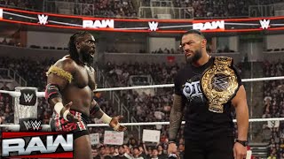 Wwe Raw 20 April Highlights - Roman Reigns confronts Oba Femi