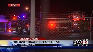 Video: Tulsa fire crews respond to building fire at car dealership