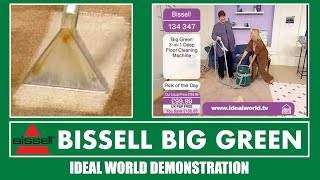 Bissell Big Green 3 in 1 Deep Cleaning Machine Ideal World Demonstration
