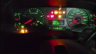 2006 f350 super duty 6.0 dash cluster instrumental panel speedometer rpm gauge reset simple FIX