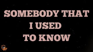 SomeBody That I Used To Know | Gotye | Whatsapp Status Video