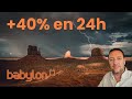 +40% en 24h sur la crypto-monnaie BABYLON