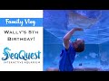 Wally's 5th Birthday at SeaQuest Littleton   Stingray Themed Birthday Party!