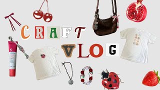 Craft Vlog: Making graphic tees, jewelry, stickers, and more!