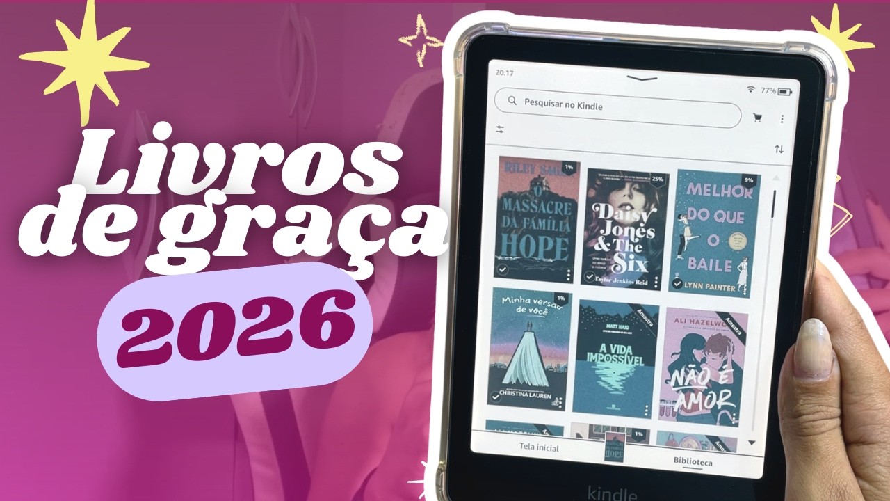 Como ter QUALQUER livro no Kindle de Graça em MENOS DE 5 MINUTOS!