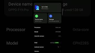 Oppo F19 Pro ColorOs 12 Update | Oppo F19 Pro | ColorOs 12 Update | screenshot 5