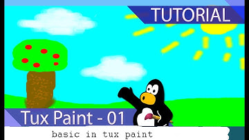 This is my First video : EXPOLORING TUX PAINT BASICS PART 1