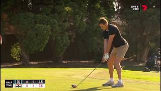 Bubba Watson Reviews AFL Star Matty Richardsons Golf Swing