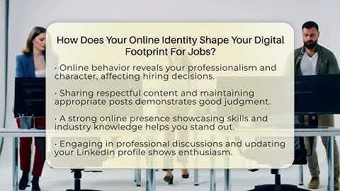 How Does Your Online Identity Shape Your Digital Footprint For Jobs? - Job Success Network