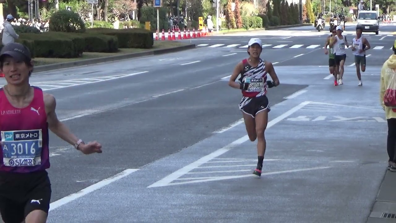 東京マラソン2026　３４.７ｋｍ付近で１２時２０分まで撮影１/３