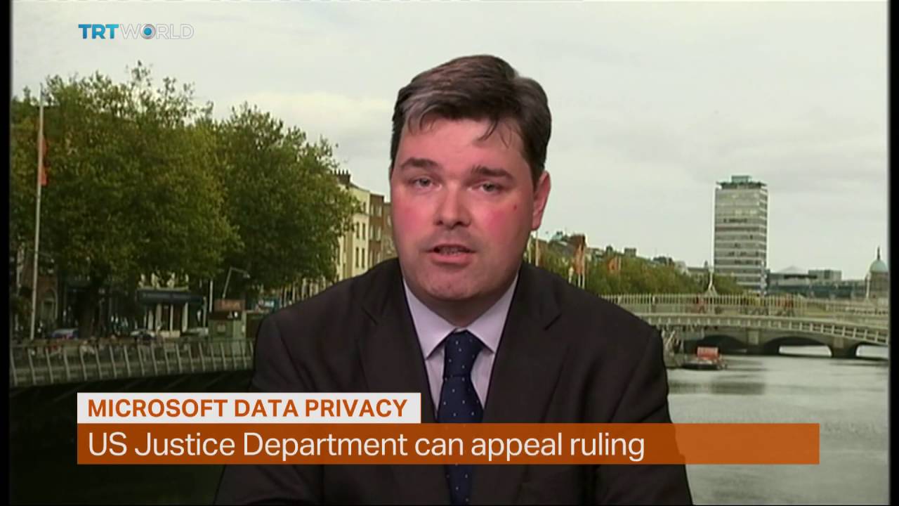 Money Talks: Microsoft wins appeal over data privacy, interview with Simon McGarr