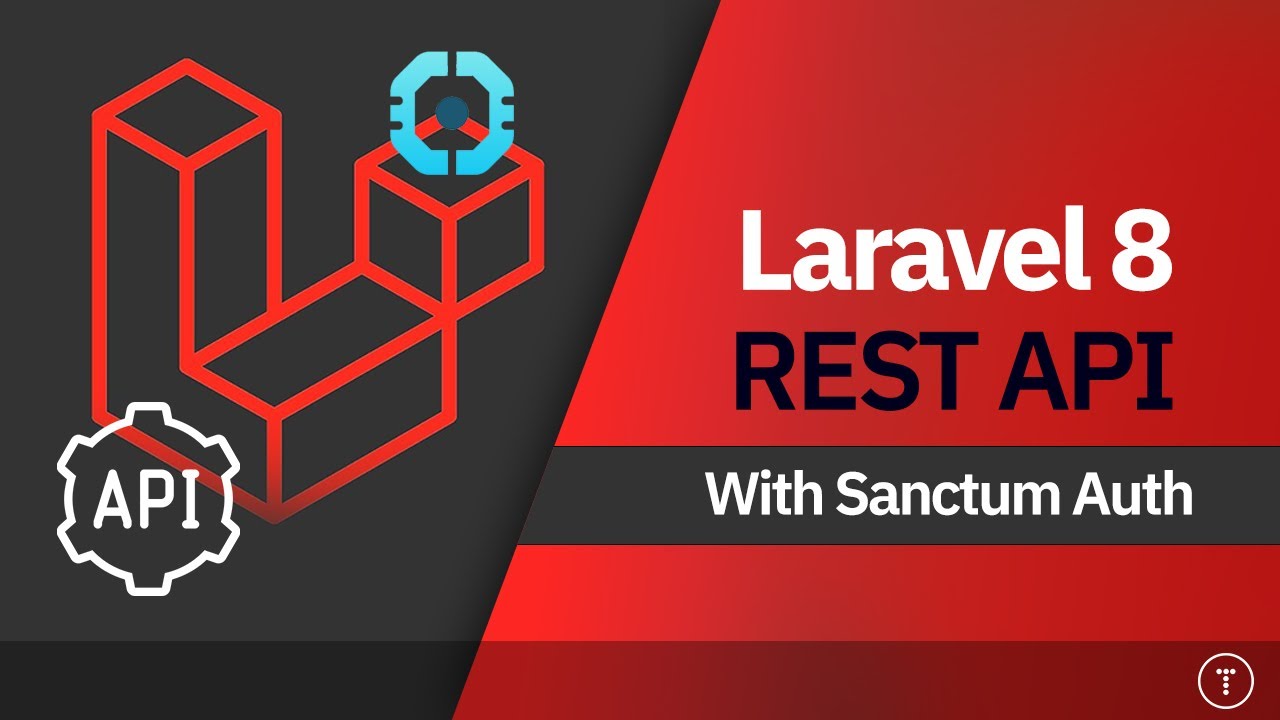 หนังสือ laravel  Update New  Laravel 8 REST API With Sanctum Authentication