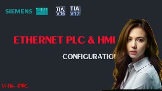 ETHERNET CONFIGURATION | TIA Siemens | How to setup connect HMI Comfort and PLC S7 via ethernet