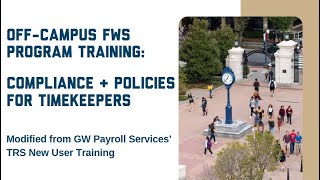 TRS Timekeeper Compliance for Off Campus Sites 2025 pptx Video