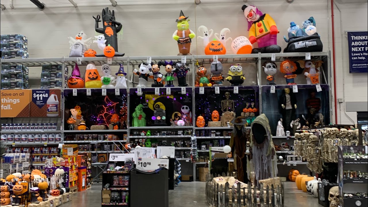 Halloween Animatronics at Lowes 2022 YouTube
