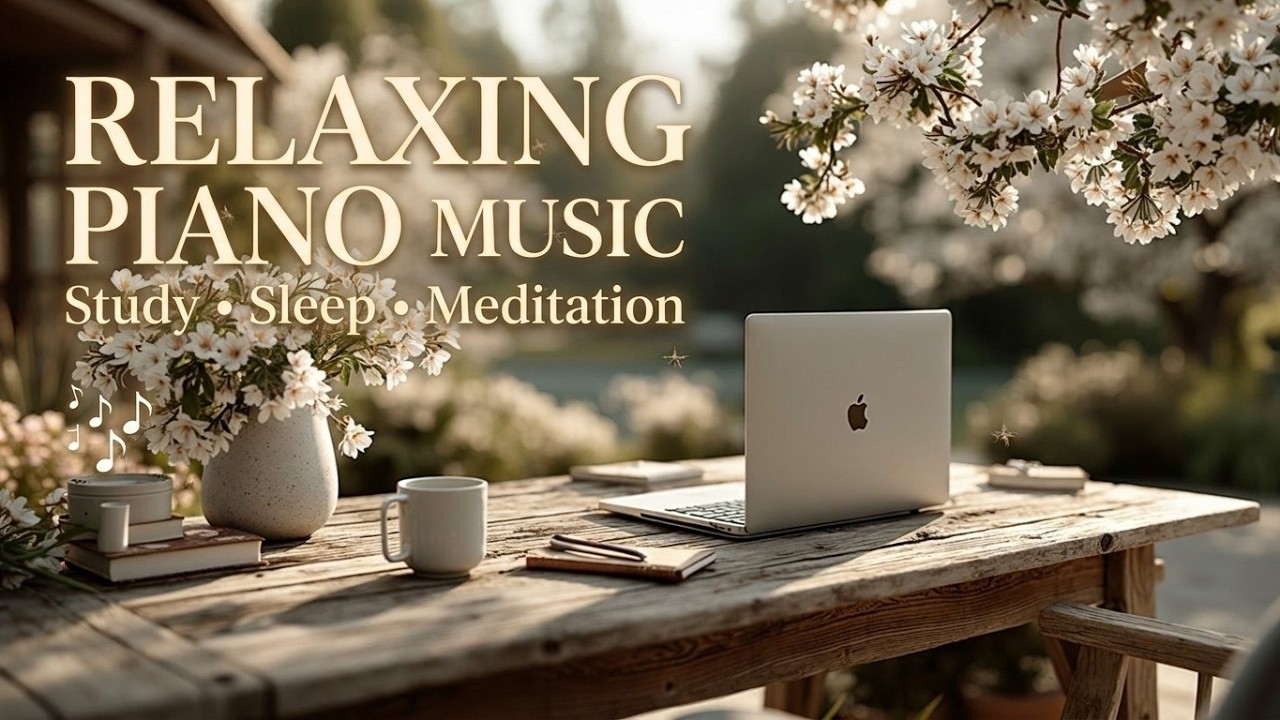 Relaxing piano music ~ Beautiful piano melodies for study and work ...