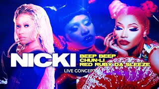 Nicki Minaj - Beep Beep / Chun-Li / Red Ruby Da Sleeze (Live Concept)