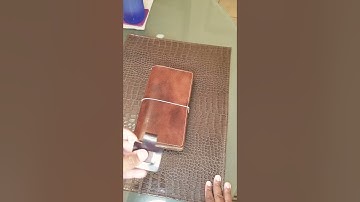 Chic Sparrow leather pen loop hack!
