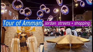 Tour of Amman . Jordan streets / SHOPPING/ . What can you find on the streets of Amman? #Jordan