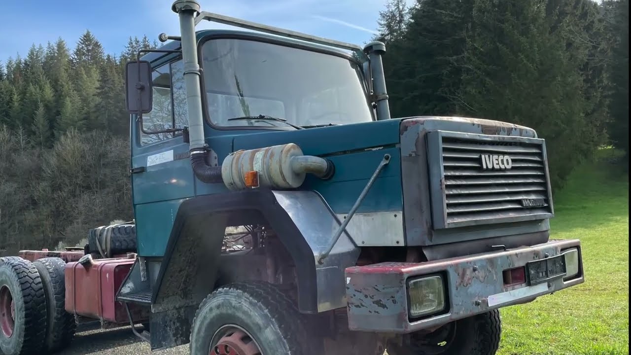 Vom harten Arbeitsleben in den wohlverdienten Ruhestand, Restaurationsobjekt IVECO-Magirus Allrad