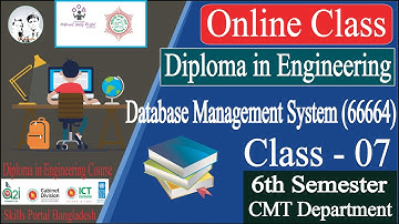 Database Management System (66664) Class 07 | 6th CMT Department | Skills Portal Bangladesh