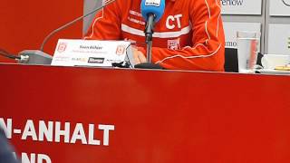 Ausschnitte Pressekonferenz nach dem Spiel - HFC -VFL Osnabrück  03.09.2013