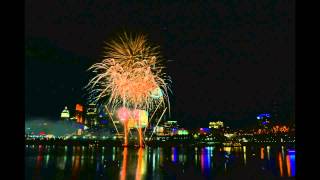 Cincinnati Reds post-game fireworks 9/26/2014 - silent time lapse screenshot 3