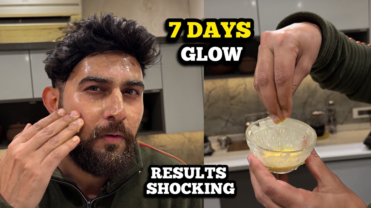 Natural Glow in Just 7 Days | Besan Face Pack | Skin Glow Challenge ...