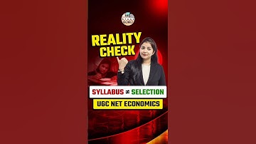 Ugc Net Economics Syllabus 2025 | Exam Pattern | Jrf Economics Syllabus | By Simranjit Kaur #shorts