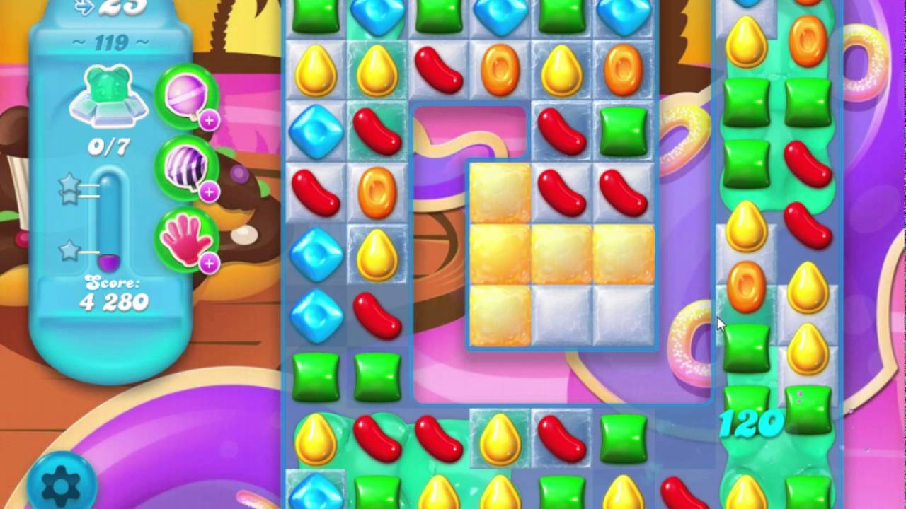 Candy Crush Soda Saga Level 119 Find the bears! YouTube