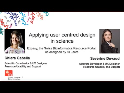 Applying user centred design in science - Expasy, the Swiss Bioinformatics Resource Portal