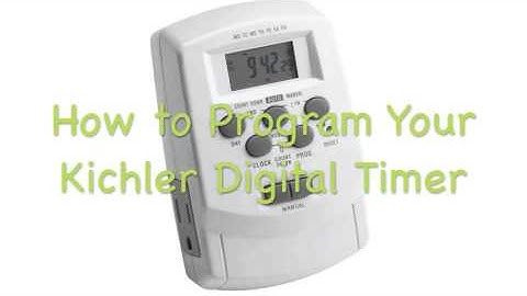 Timer Instructional Video